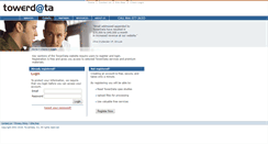 Desktop Screenshot of client.towerdata.com